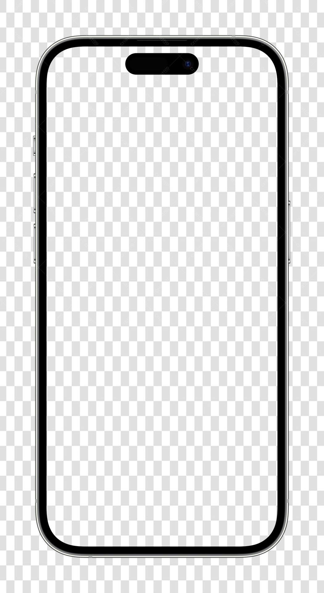 Mockup Celular PNG com fundo transparente