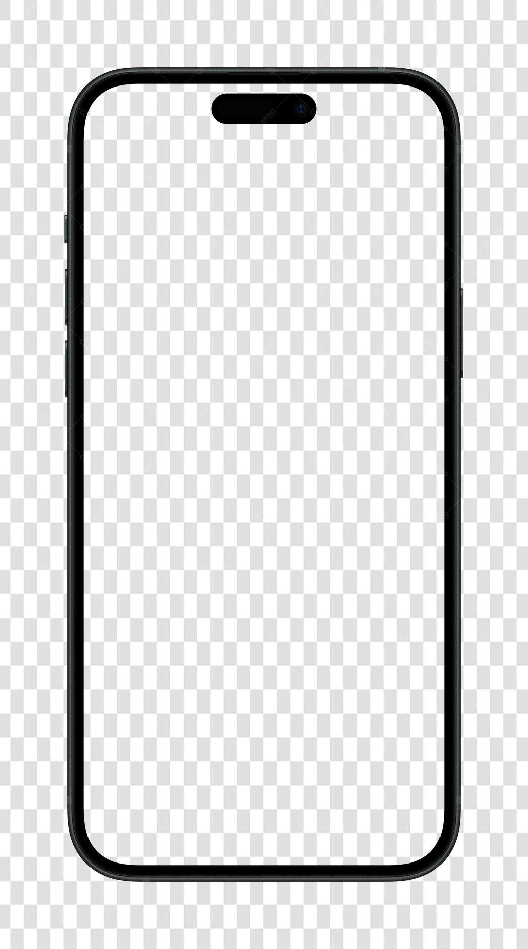 Mockup Celular PNG com fundo transparente