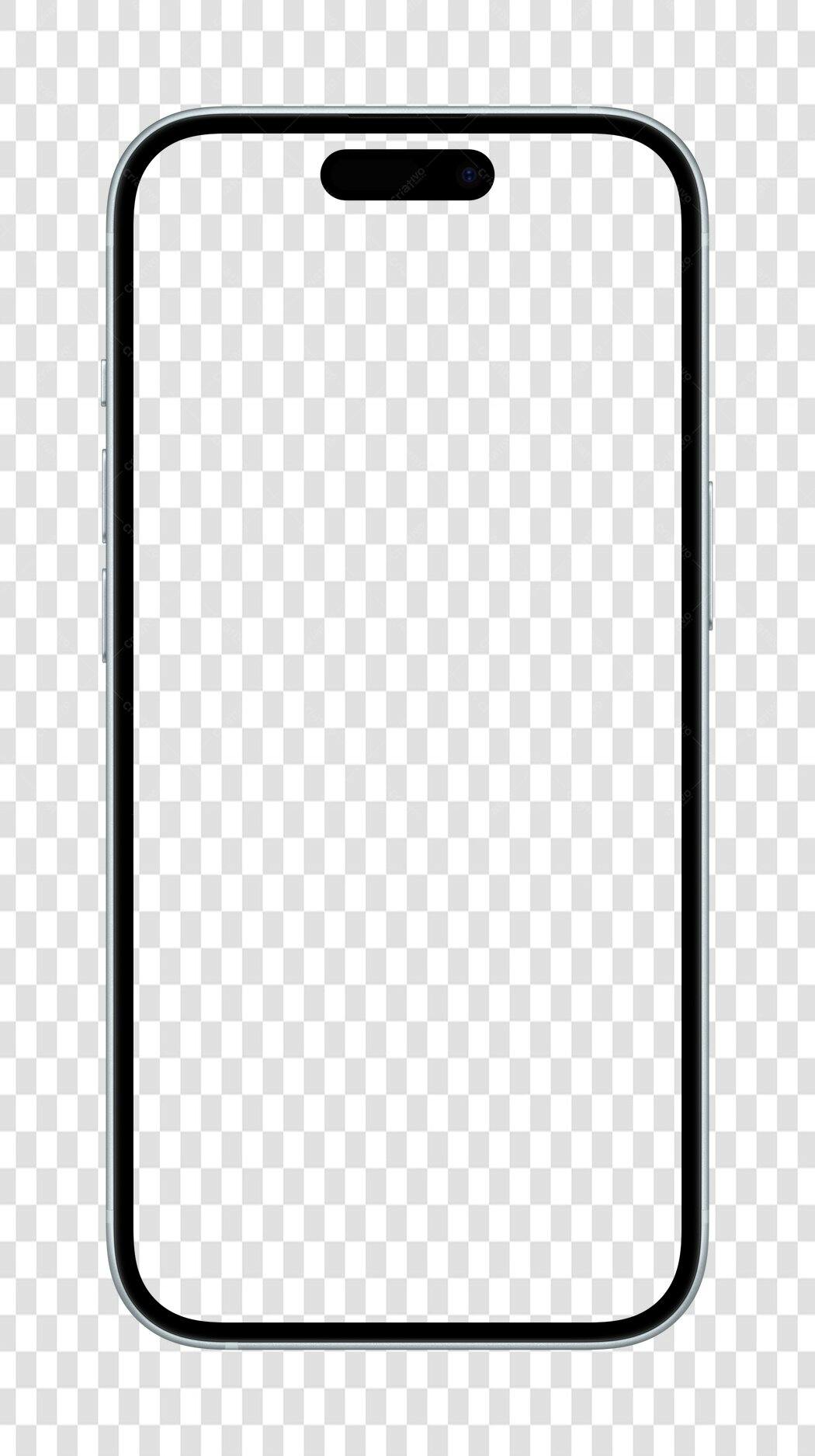 Mockup Celular PNG com fundo transparente