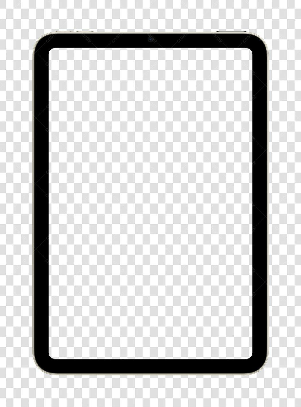 Mockup Tablet PNG com fundo transparente