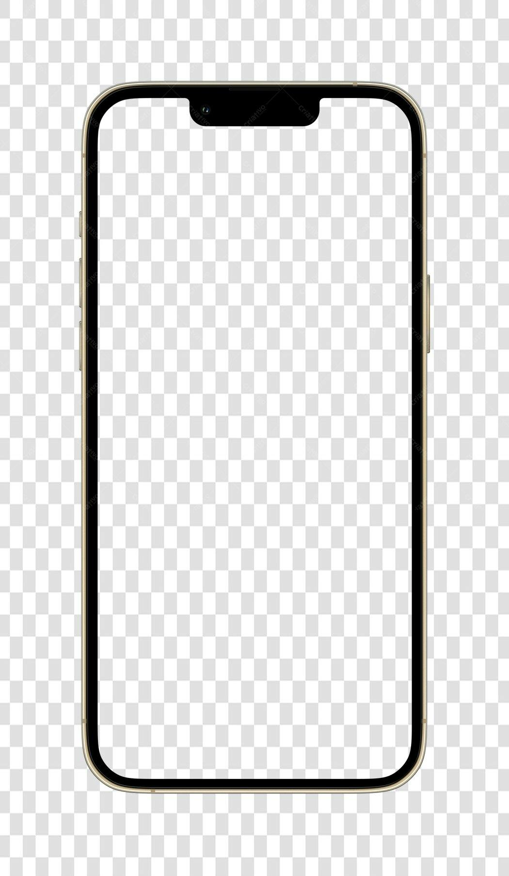 Mockup Celular PNG com fundo transparente