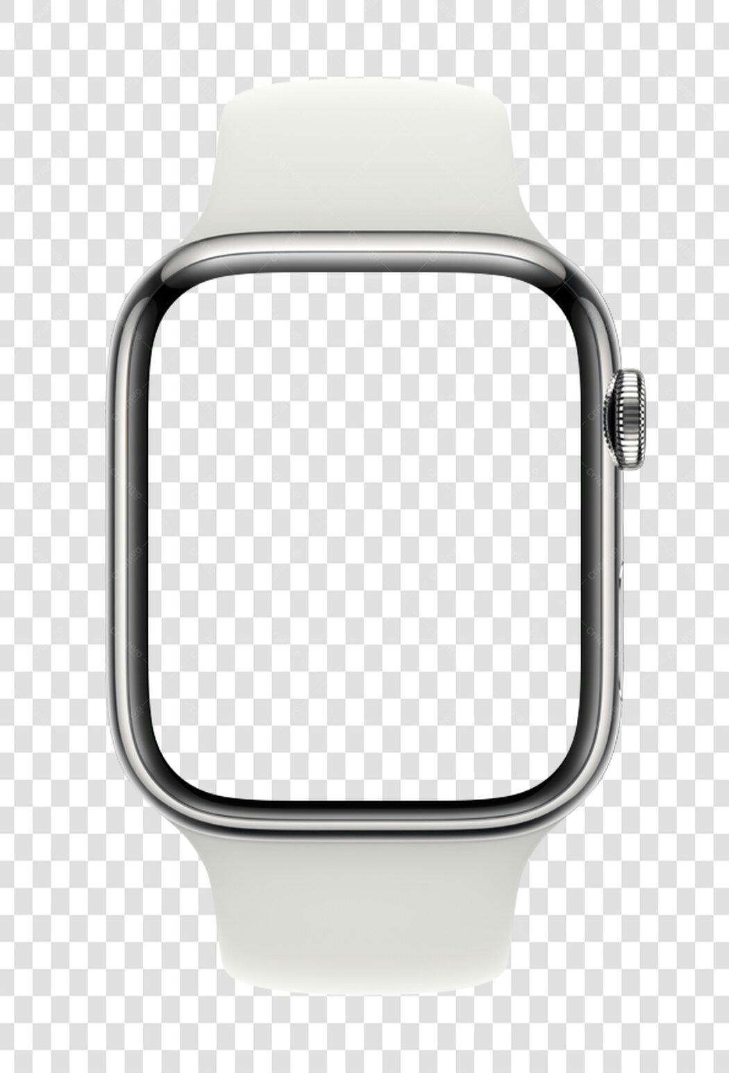 Mockup Apple Watch PNG com fundo transparente