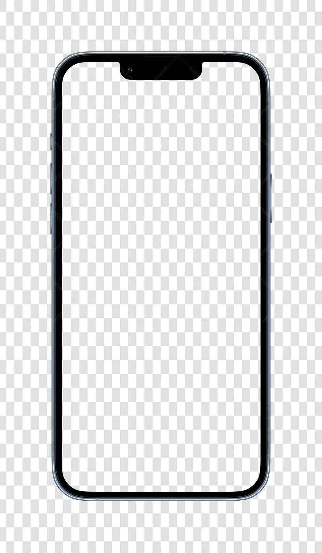 Mockup Celular PNG com fundo transparente