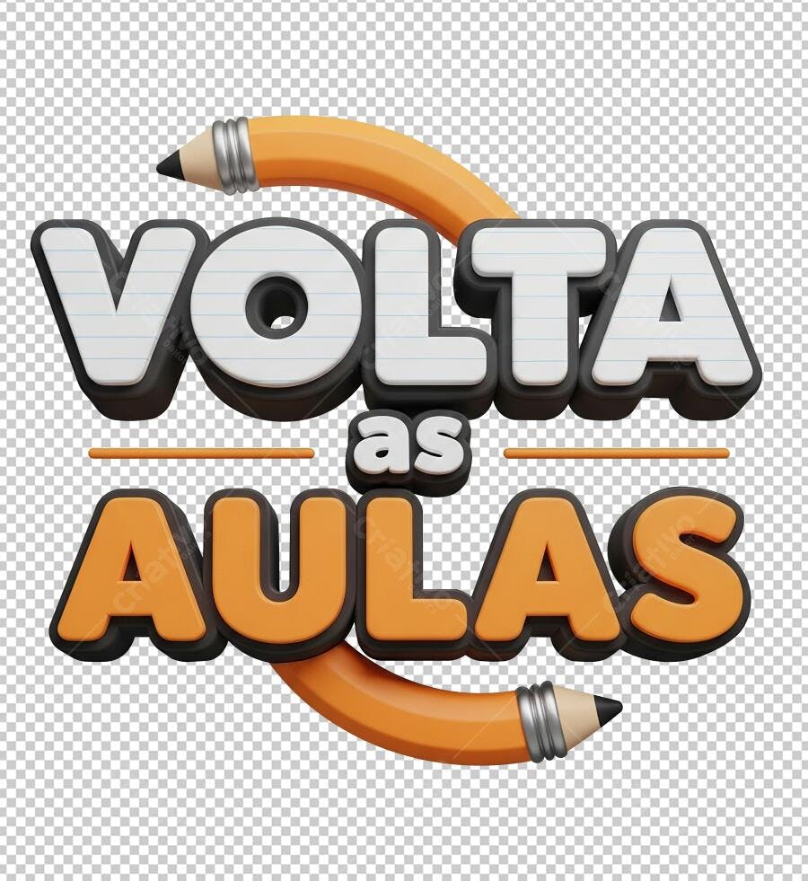 Icone Volta às Aulas PNG com fundo transparente