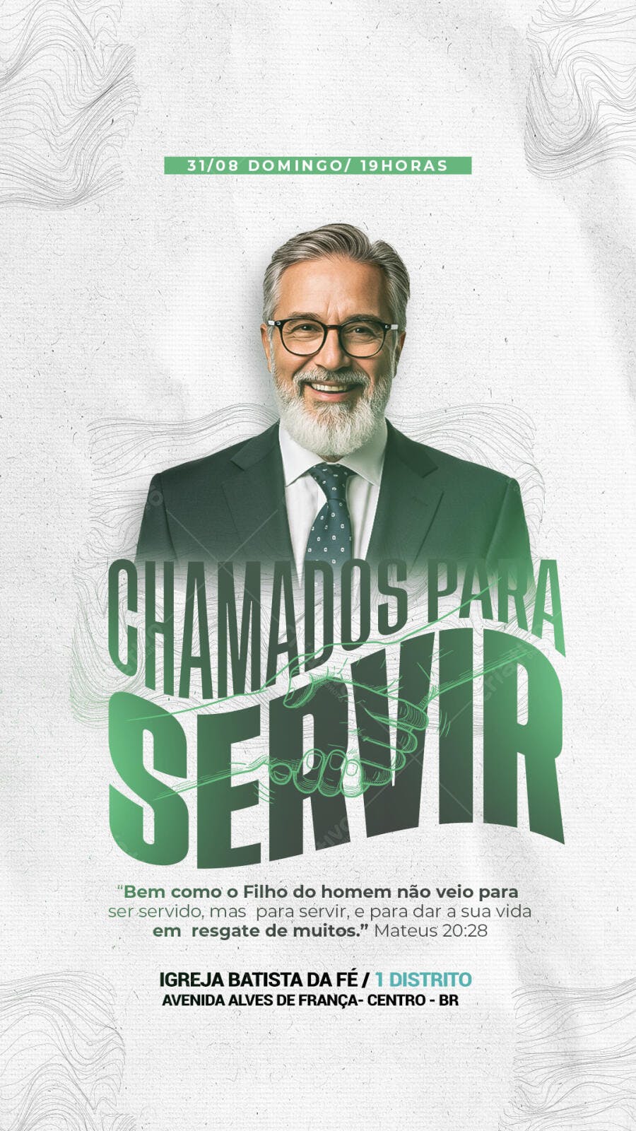 Flyer para Evento Religioso PSD Editável