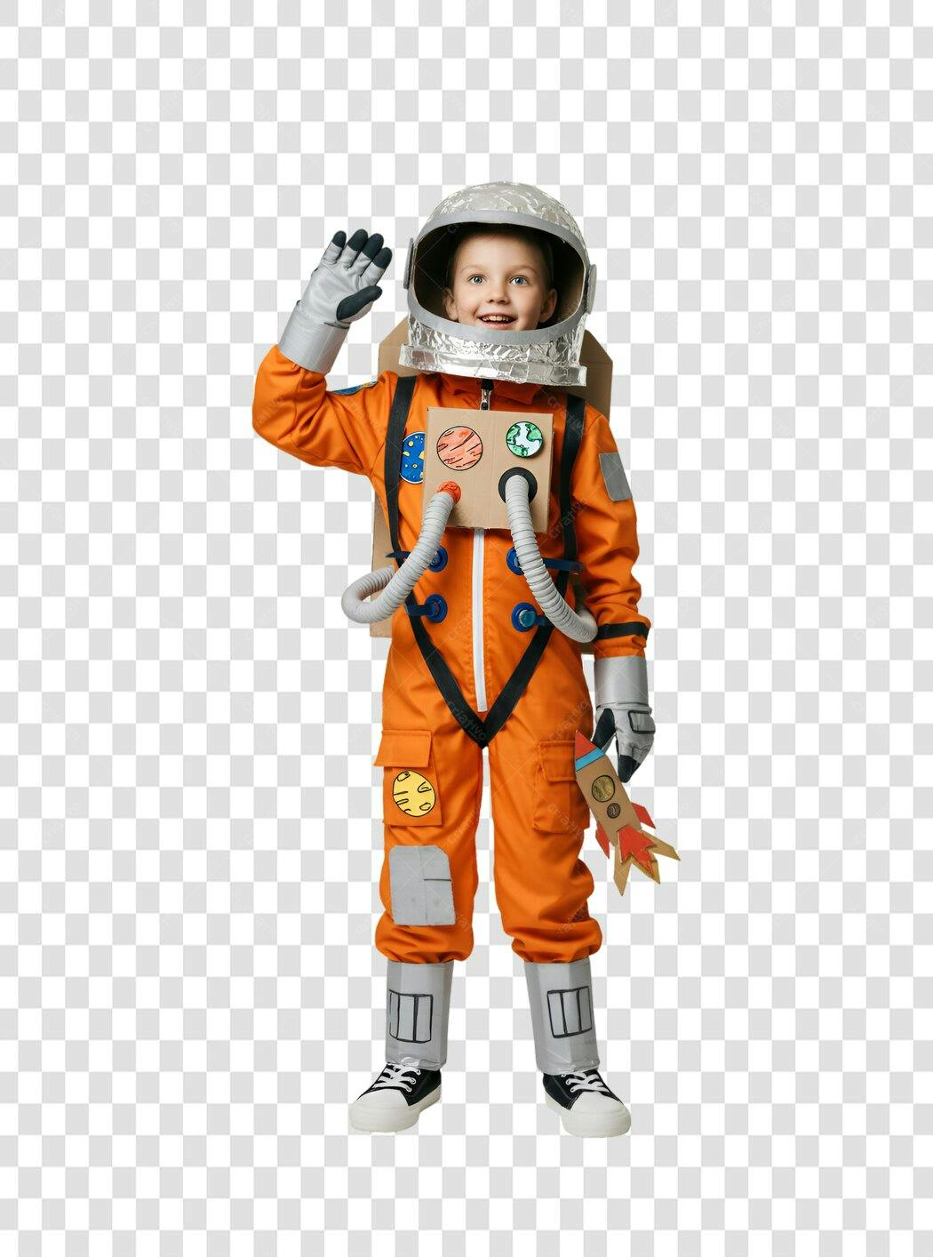 Icone Astronauta Criança PNG com fundo transparente
