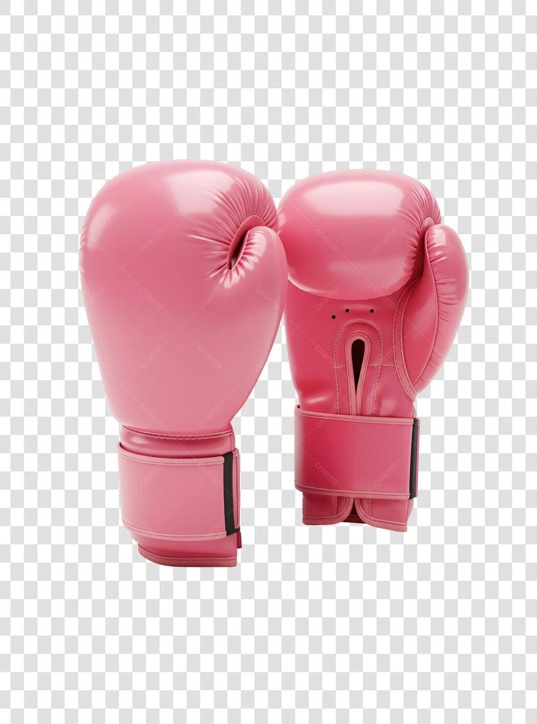 Icone Luvas Boxe Rosa PNG com fundo transparente