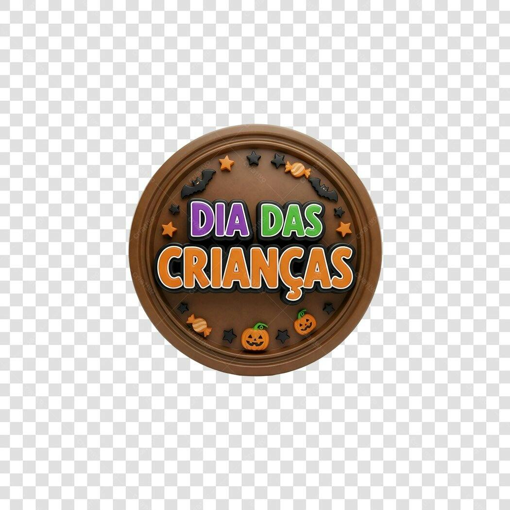 Selo Dia das Crianças PNG com fundo transparente