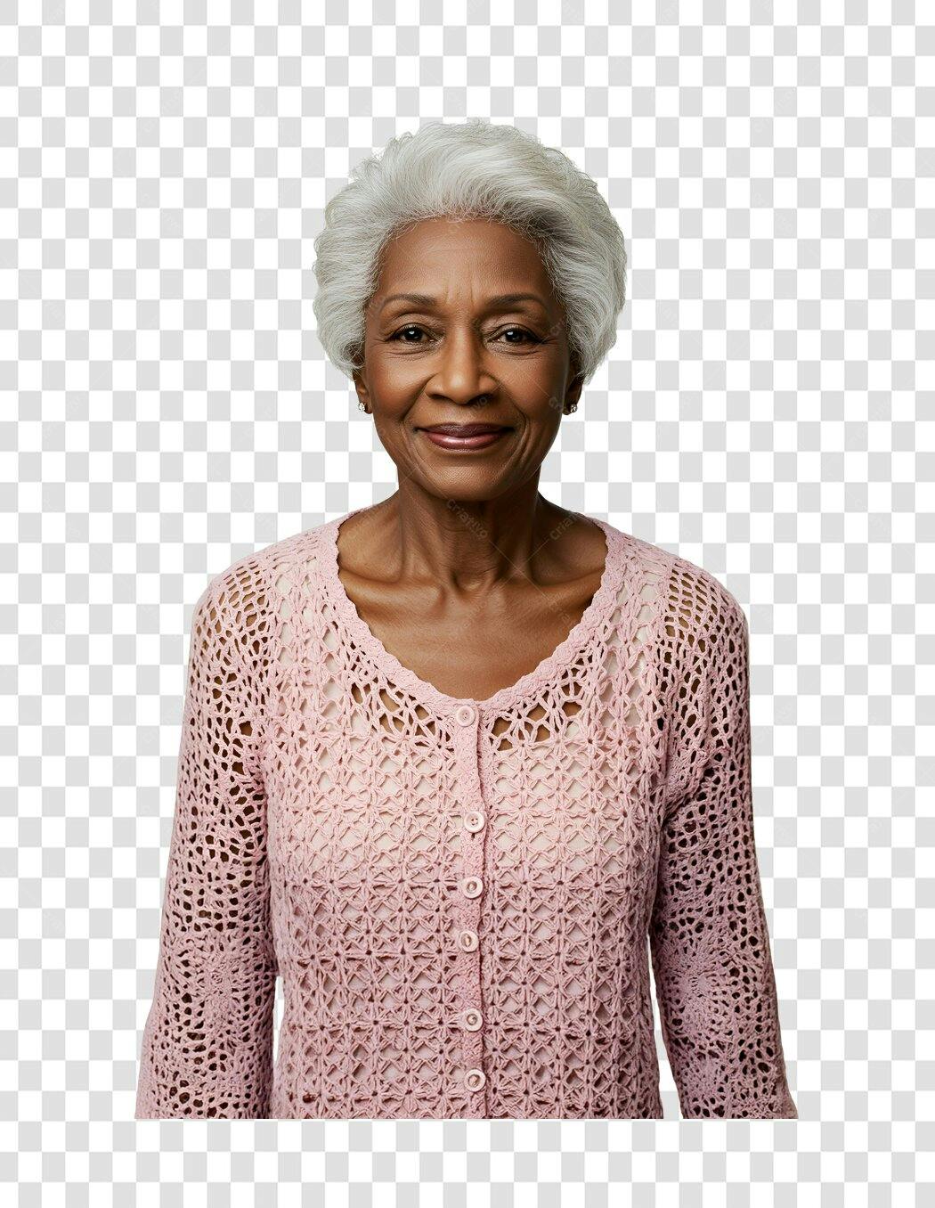 Imagem PNG com fundo transparente Mulher Afrodescendente Idosa