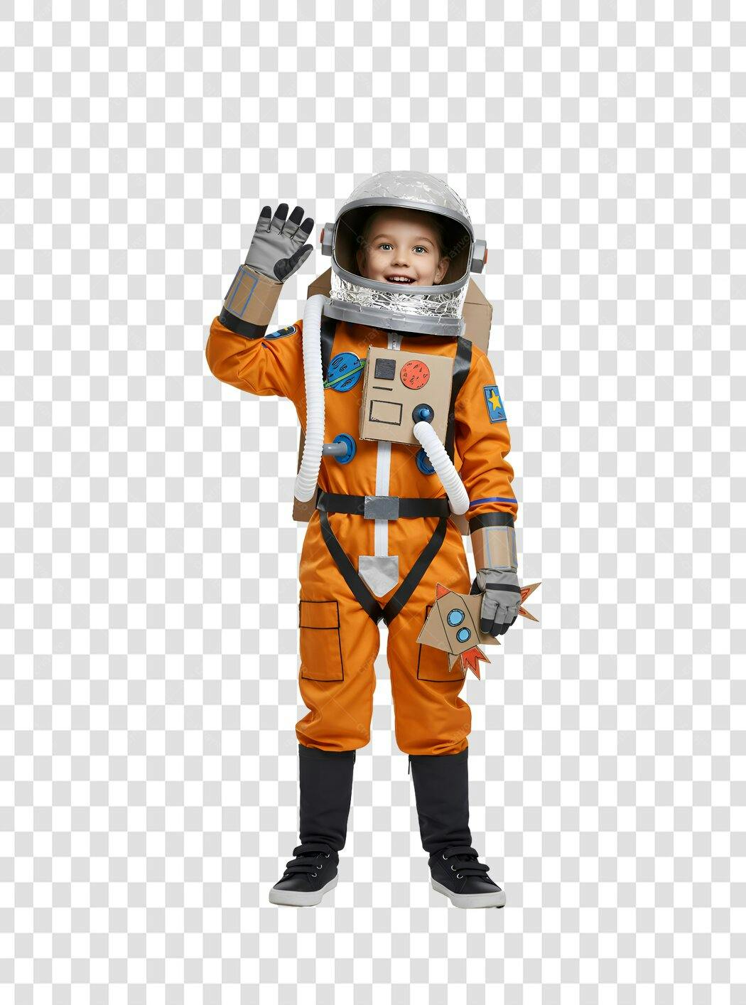 Icone Criança Astronaut PNG com fundo transparente