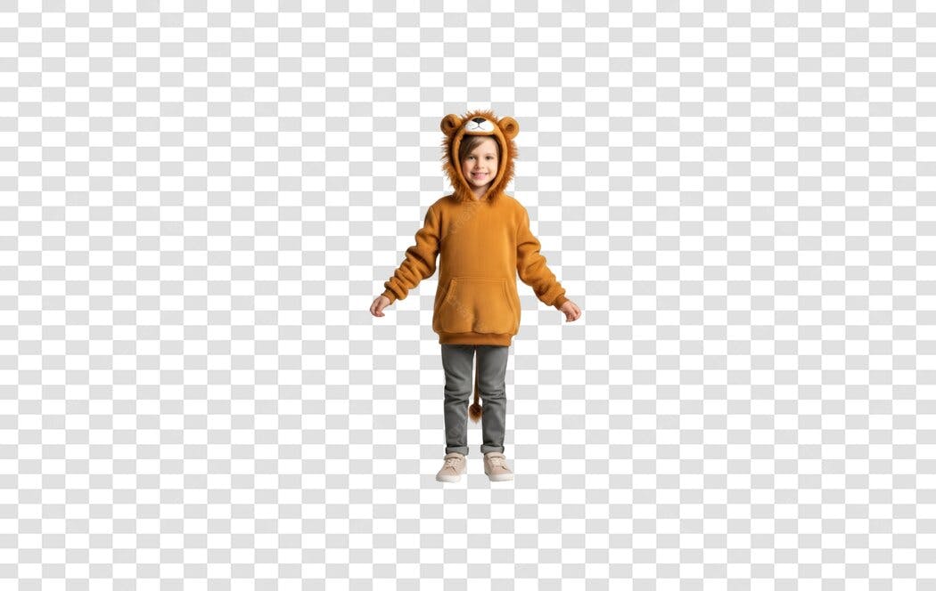 Imagem Criança Leão PNG com fundo transparente