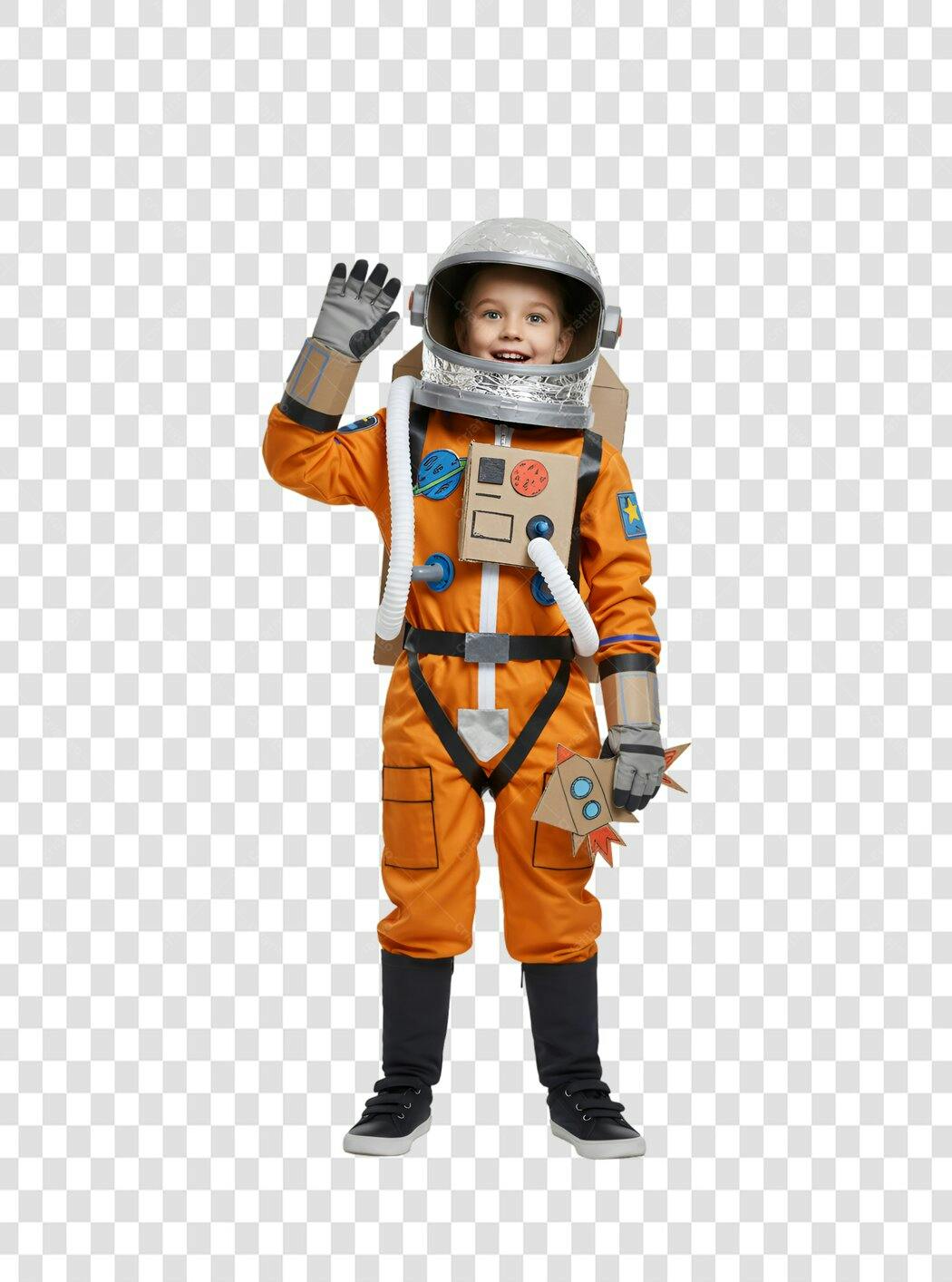 Icone Astronauta Criança PNG com fundo transparente