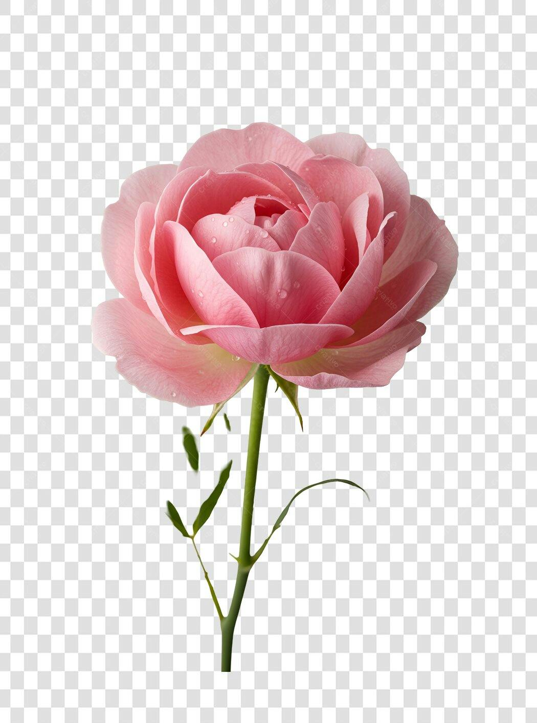 Icone Rosa Pink Dia dos Namorados PNG com fundo transparente