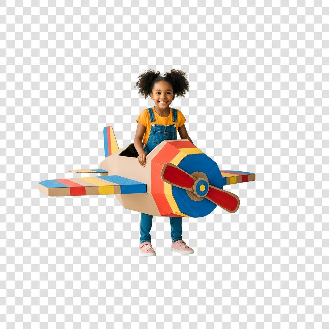 Icone Criança Avião PNG com fundo transparente