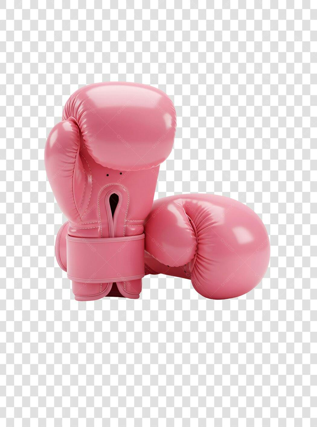 Icone Luva Boxe Rosa PNG com fundo transparente