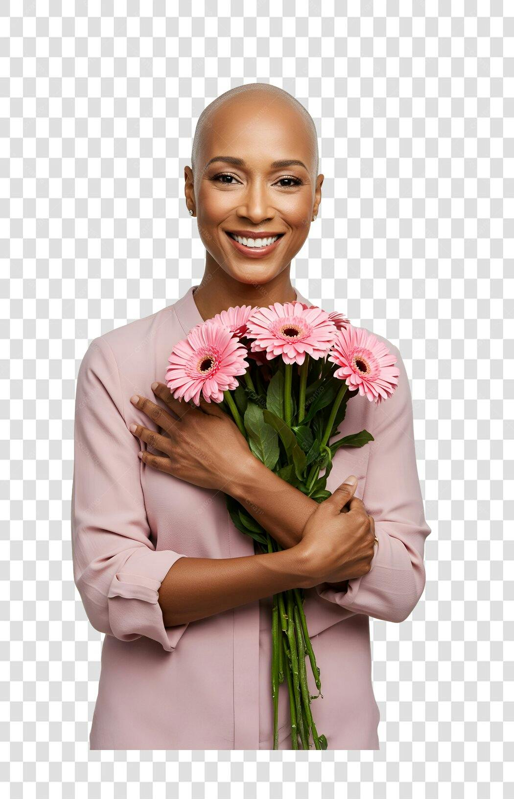 Imagem PNG Dia das Mães Flores Rosa com fundo transparente