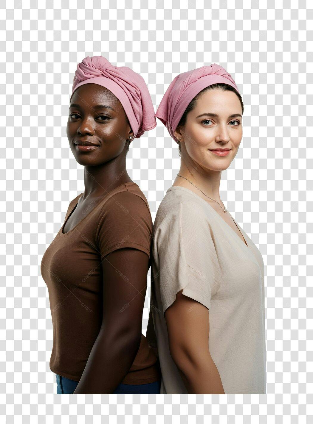 Imagem PNG Mulheres Diversas com Fundo Transparente
