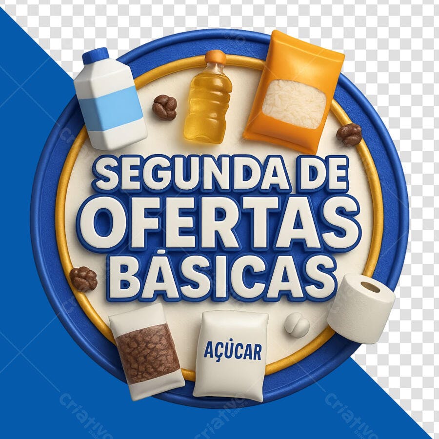 Banner Segunda de Ofertas Básicas PNG com fundo transparente