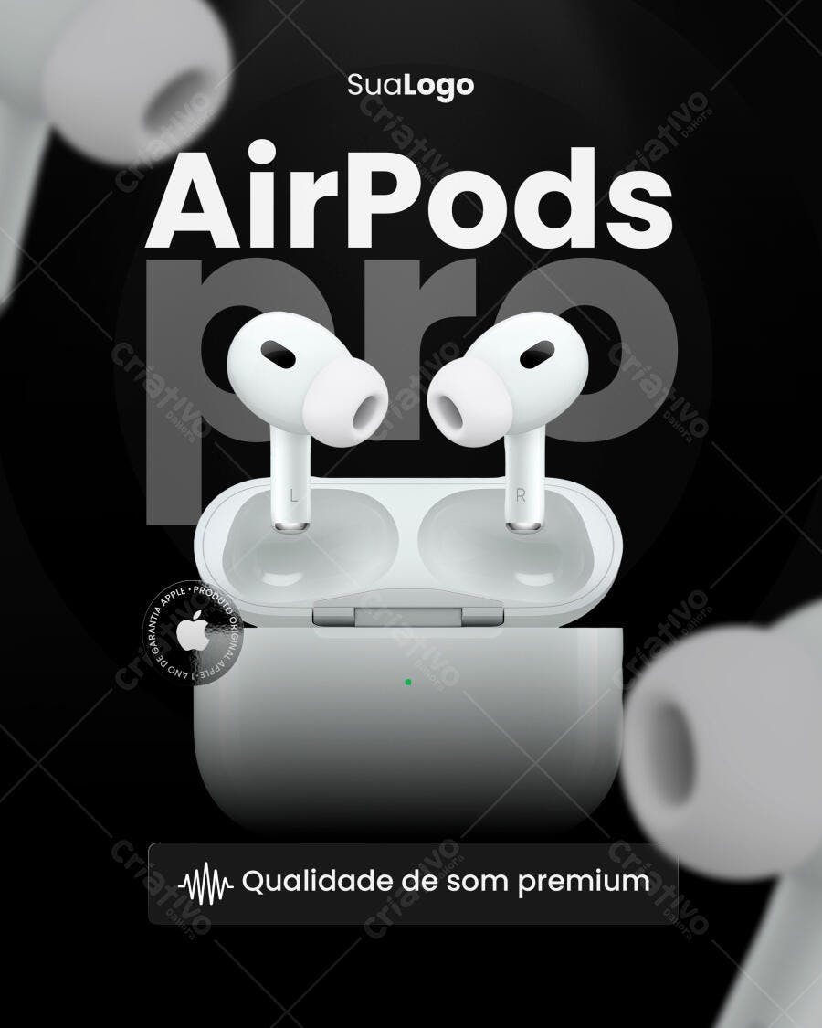 Mockup AirPods Pro PSD Editável