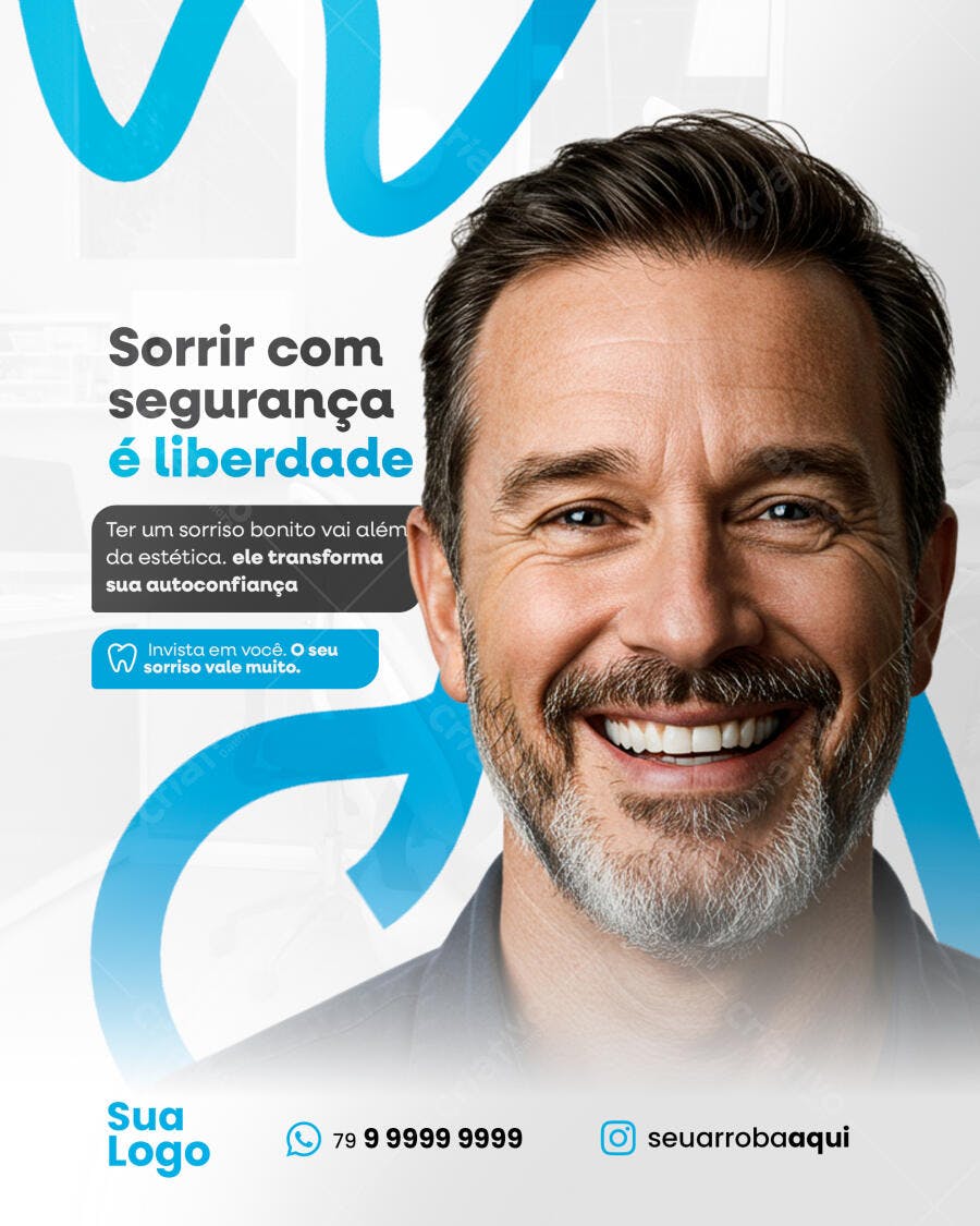 Post para Odontologia PSD Editável