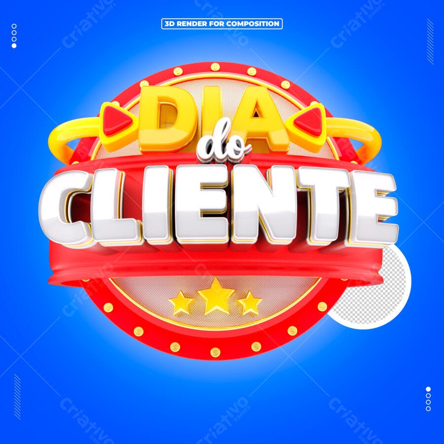 Banner Dia do Cliente PSD Editável