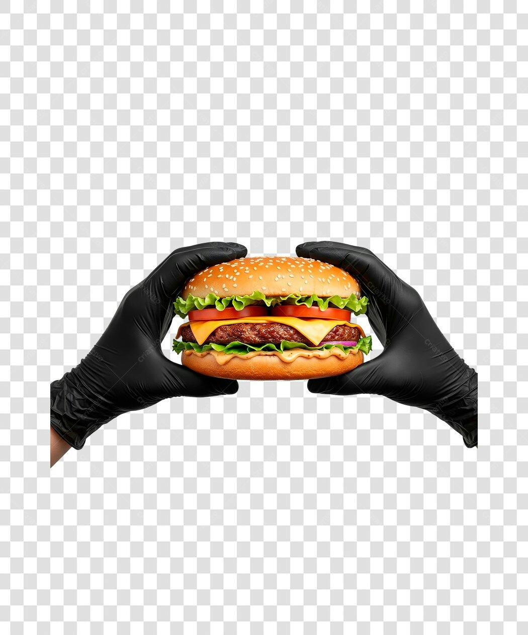 Imagem PNG de Hambúrguer com fundo transparente
