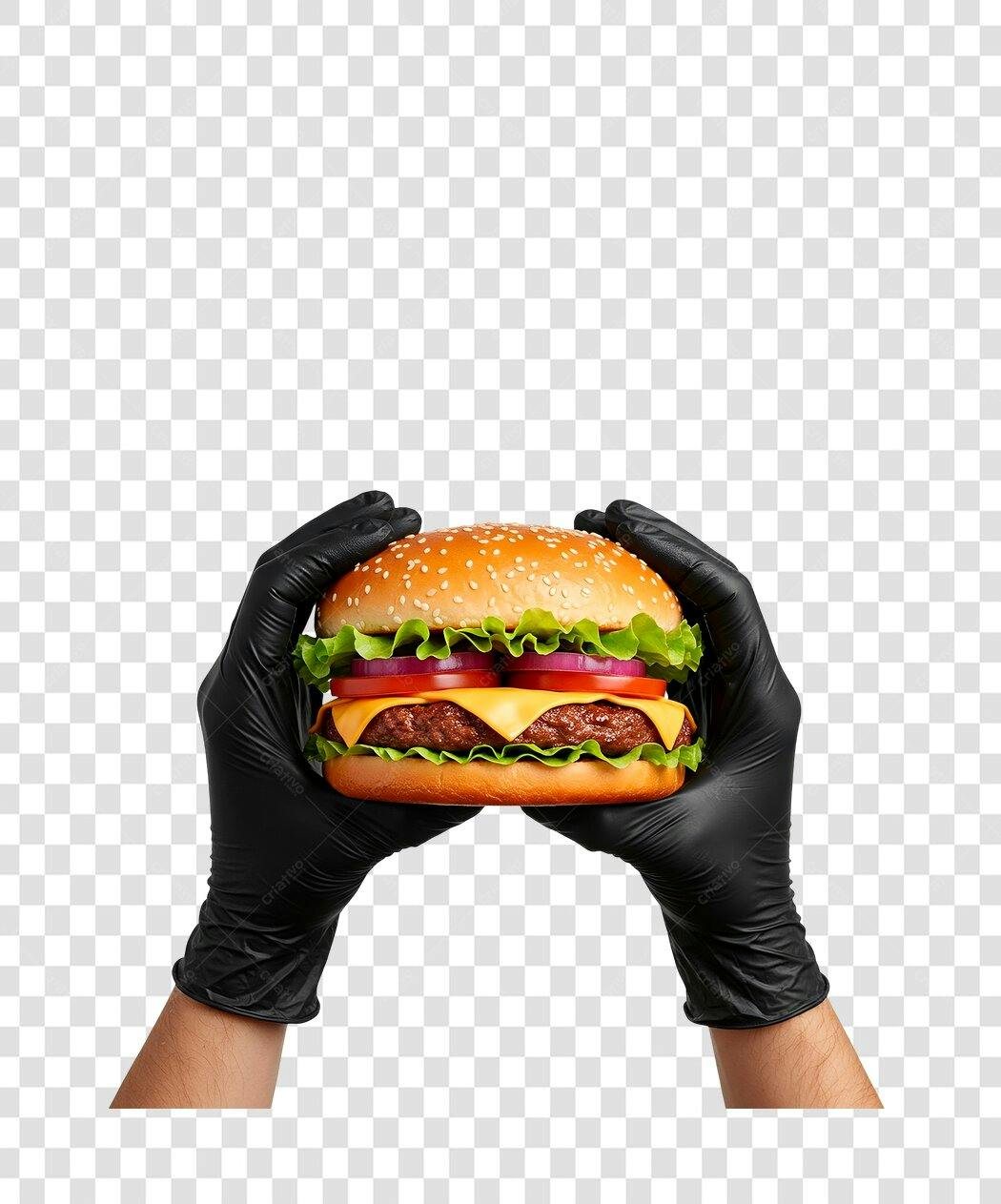 Imagem Hambúrguer PNG com fundo transparente