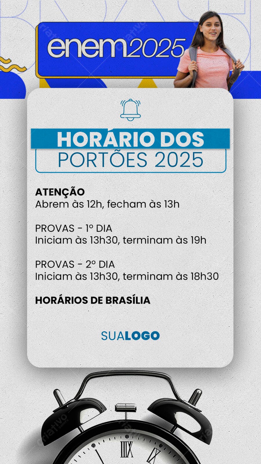 Flyer ENEM 2025 PSD Editável