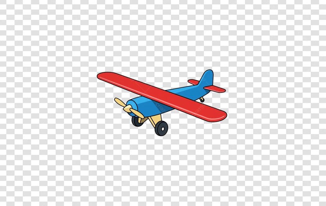 Icone Avião Vintage PNG com fundo transparente