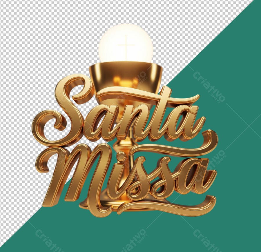 Design para Convite Santa Missa PSD Editável