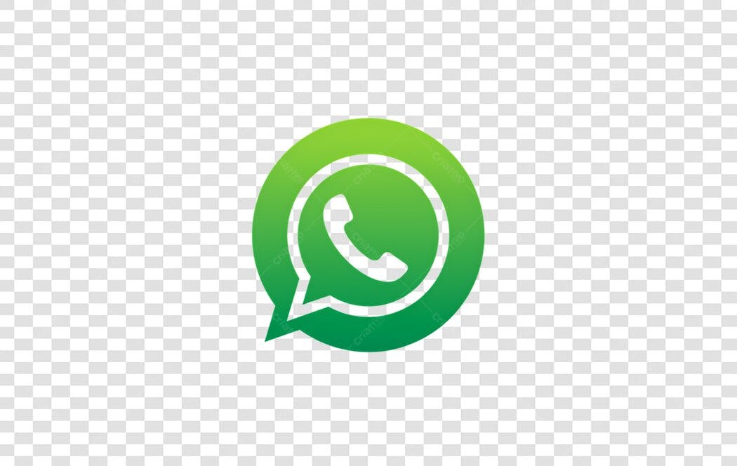 Ícone WhatsApp PNG com fundo transparente