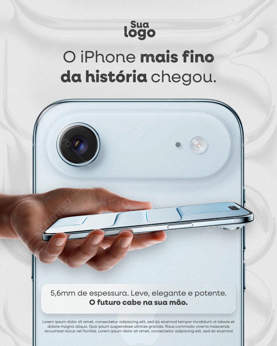 Anúncio iPhone PSD Editável