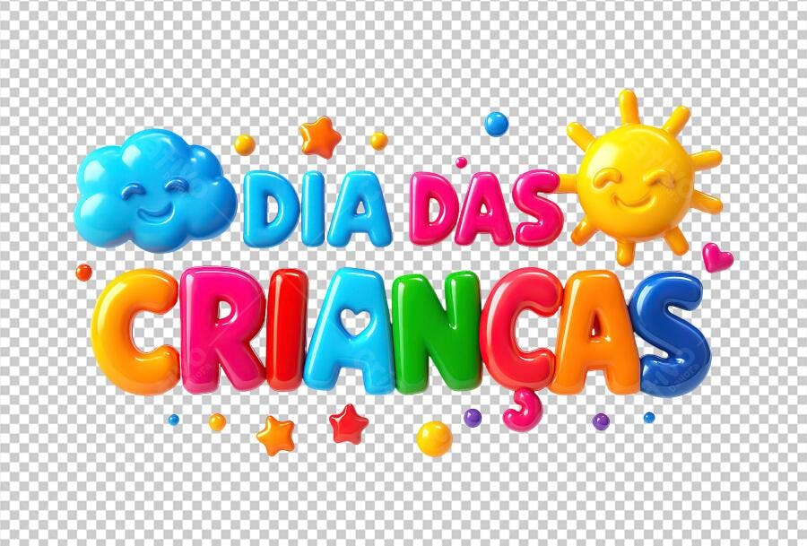 Icone Dia das Crianças PNG com fundo transparente