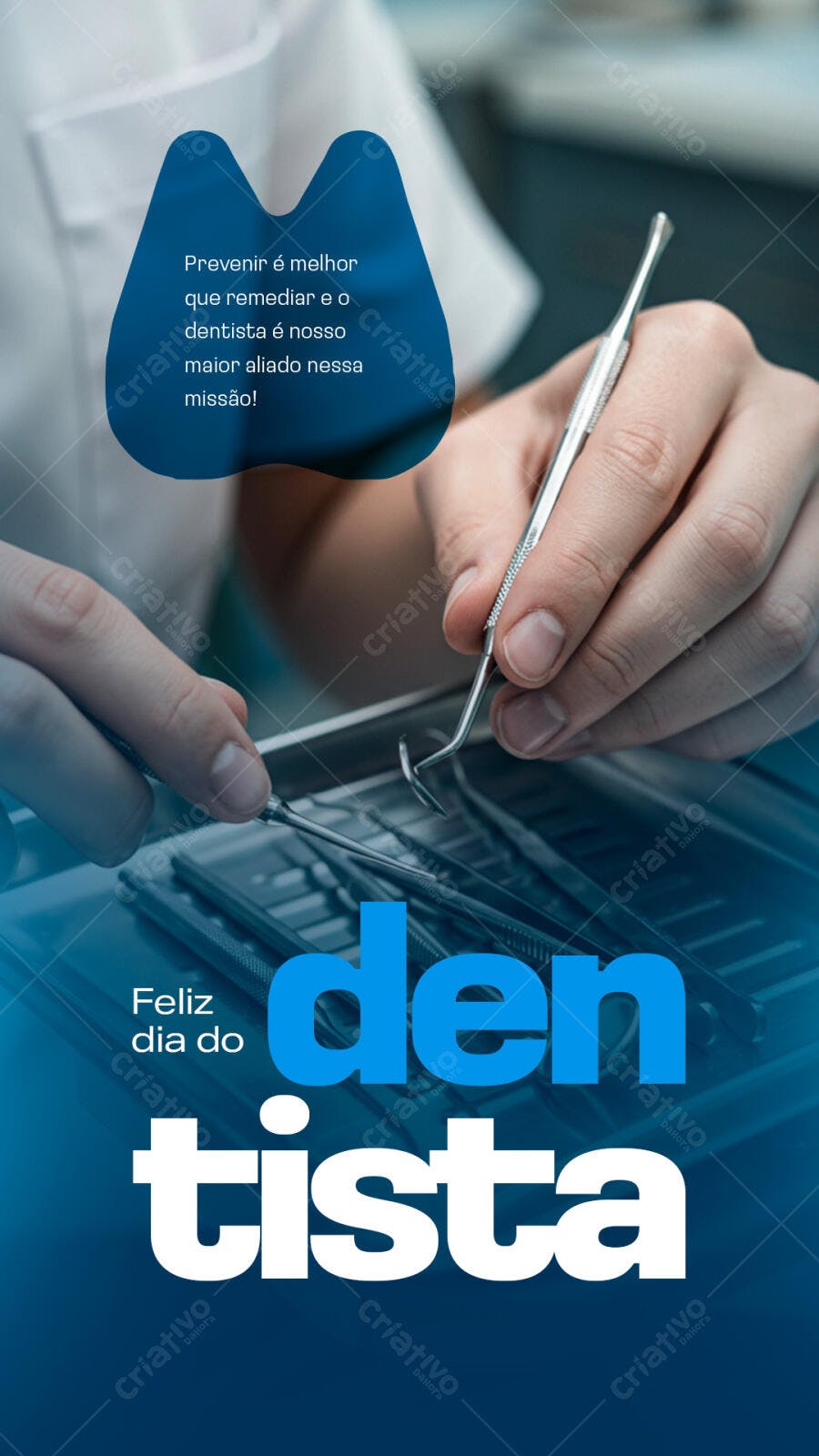 Post para Dia do Dentista PSD Editável
