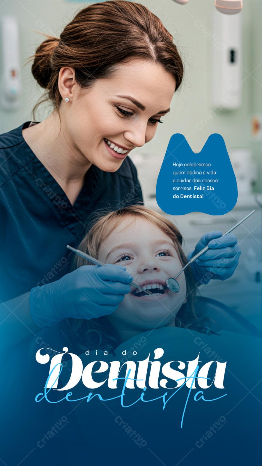 Postagem Dia do Dentista PSD Editável