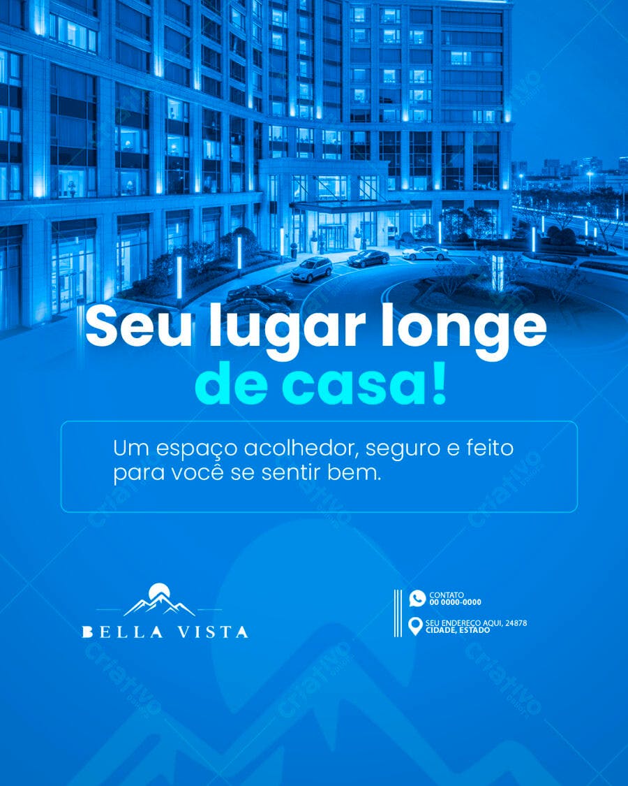 Flyer Hotel PSD Editável