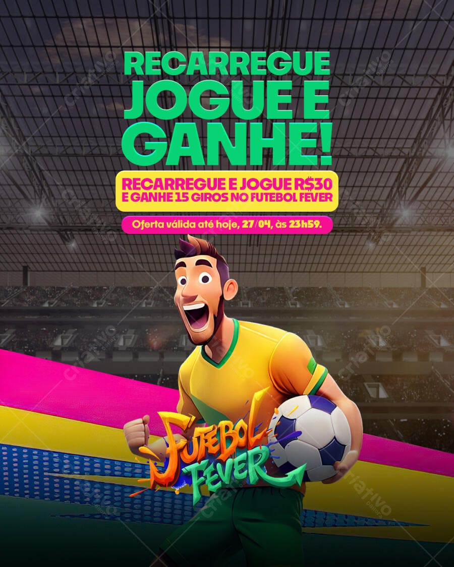 Flyer para Promoção de Futebol PSD Editável