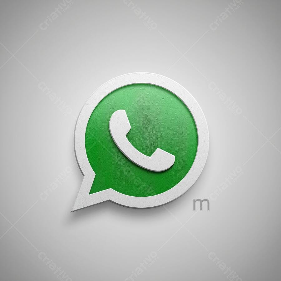 Logo WhatsApp em balão verde