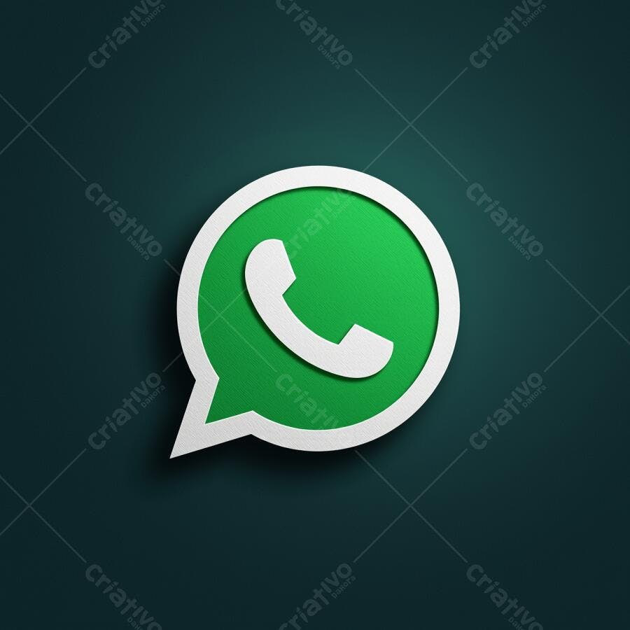 Logotipo WhatsApp em balão verde