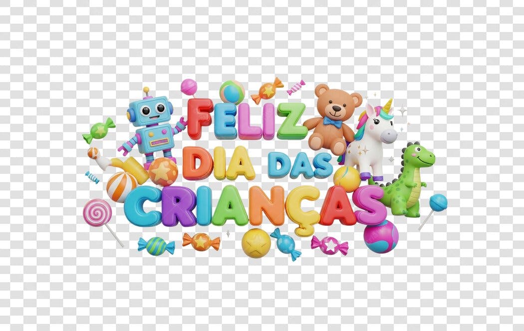 Icone Dia das Crianças PNG com fundo transparente