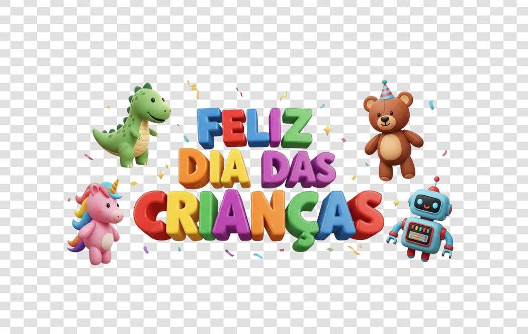 Icone Dia das Crianças PNG com fundo transparente