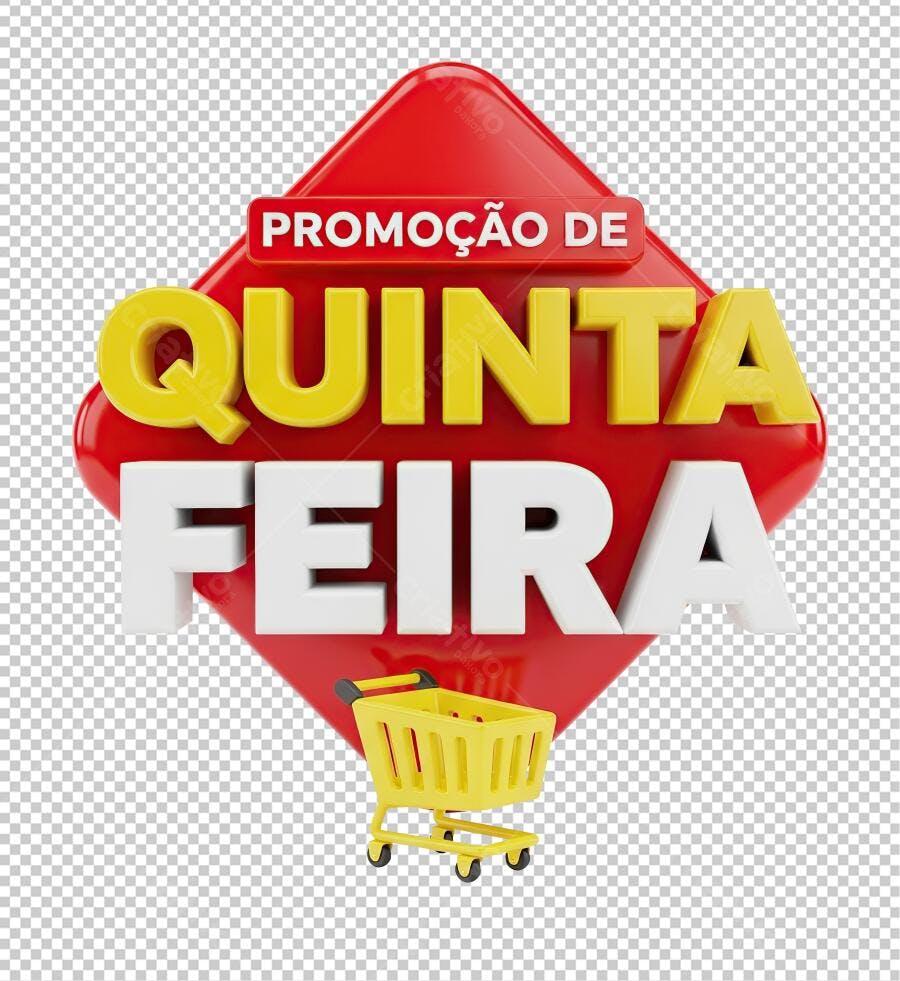 Banner Promoção Quinta-feira PNG com fundo transparente