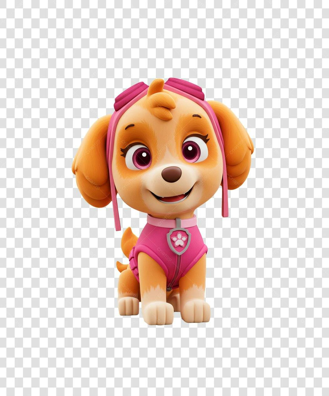 Icone Patrulha Canina Skye PNG com fundo transparente