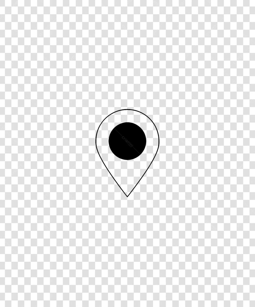 Ícone localização PNG com fundo transparente