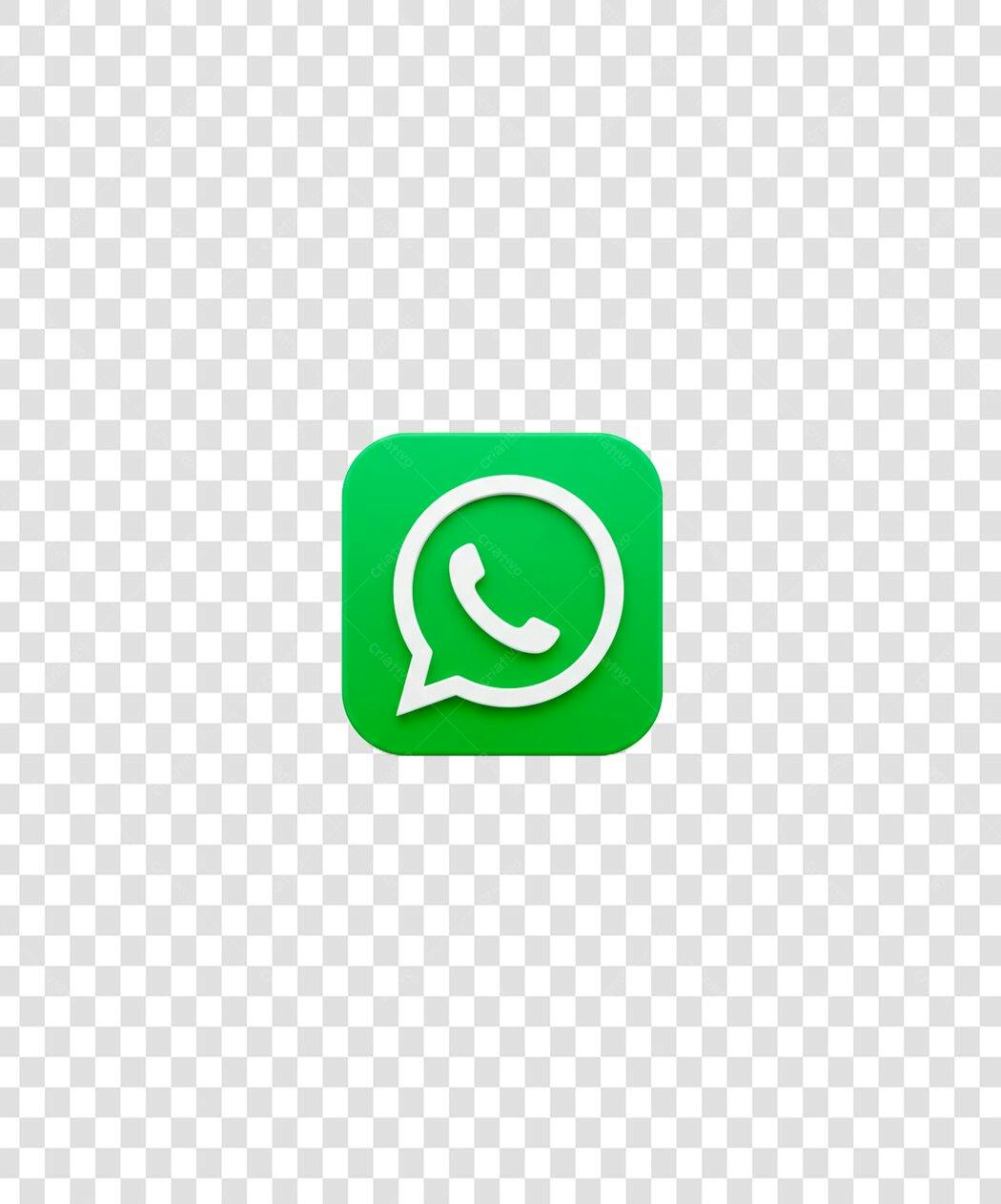 Ícone WhatsApp PNG com fundo transparente