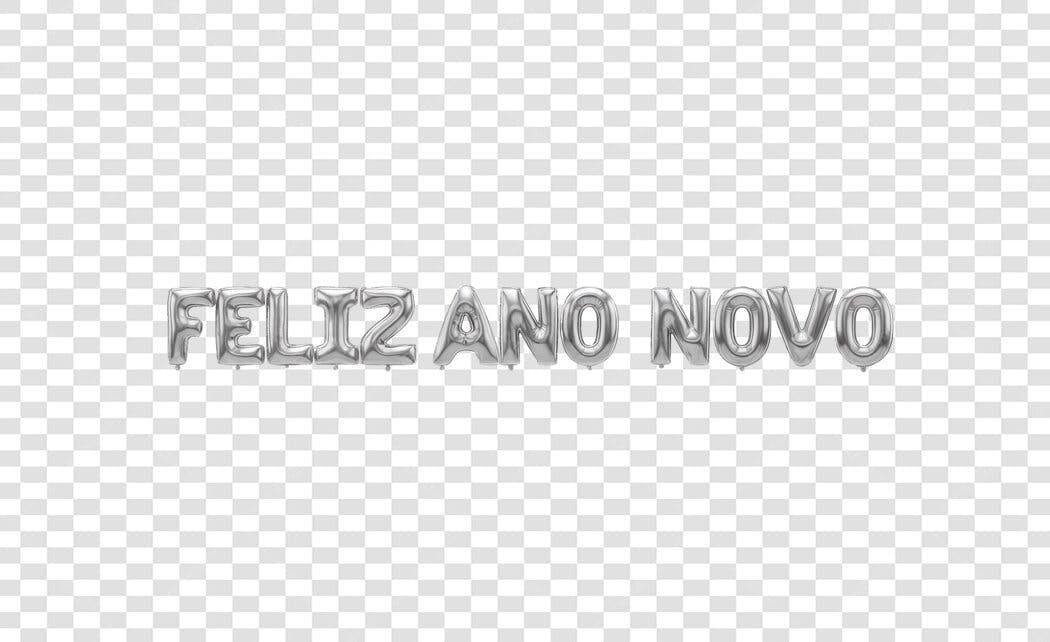 Balões Feliz Ano Novo PNG com fundo transparente