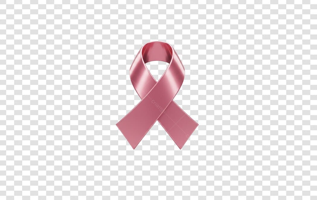 Ícone Laço Rosa Outubro Conscientização Câncer PNG com fundo transparente
