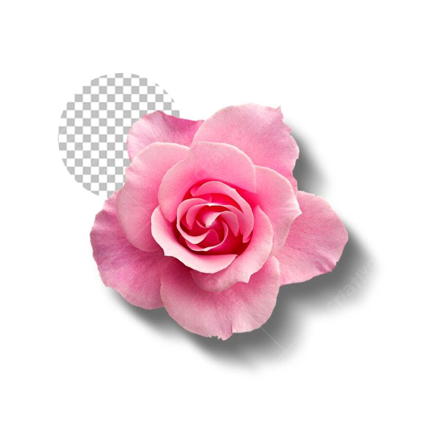 Elemento gráfico Rosa pink para Dia das Mães PNG com fundo transparente