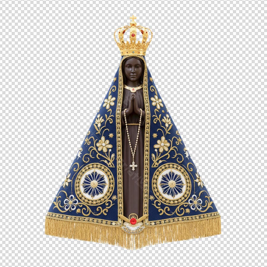 Imagem Devocional para Celebração de Nossa Senhora Aparecida Psd