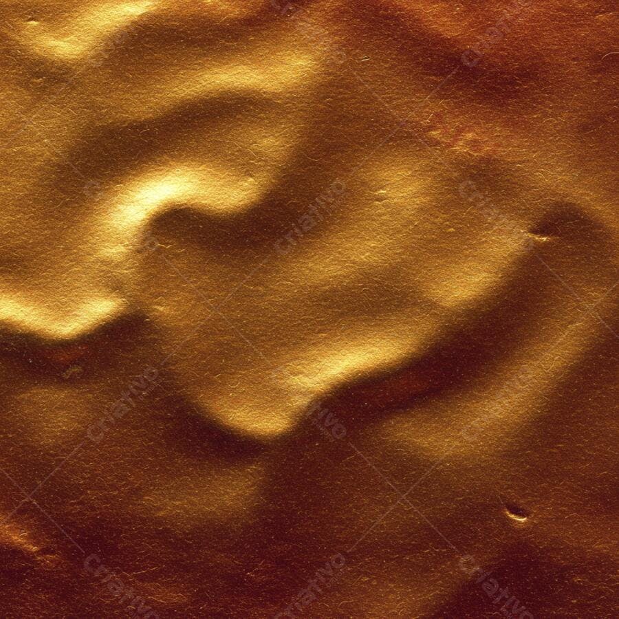 Textura dourada metálica ondulada para fundo design luxo